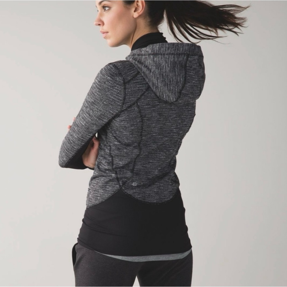 lululemon athletica Black and Gray Hoodie